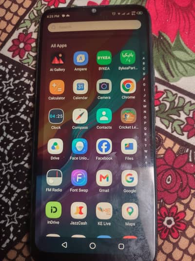 Infinix Hot 8 Pro 4GB 64GB Box Charger Complete