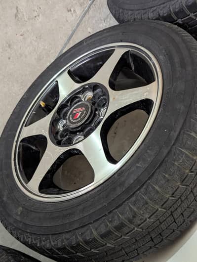 Alloy Rims with Tyres Multi PCD 13 inch