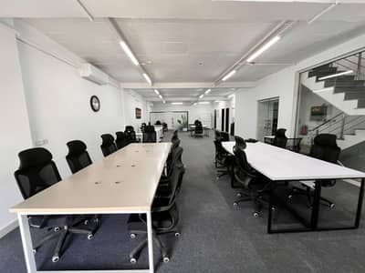 8 Marla Commercial Fully Furnished 4th Floor Available For Rent DHA Phase6 CCA1 With 15KV Solar opsit johnny and jugnu