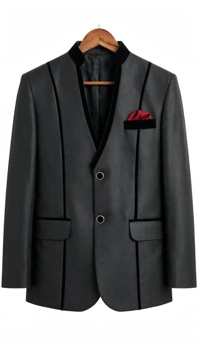 gray 2 Piece Prince Coat Pant - Size 32 - Wedding Collection