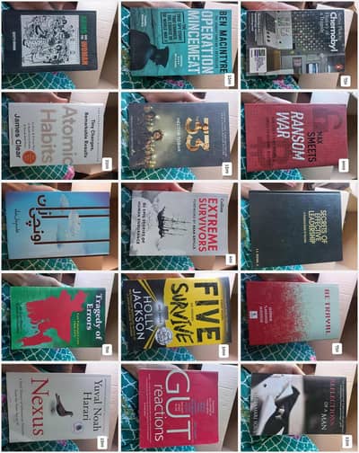 Books of different genres. Mint condition