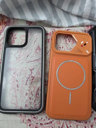 iphone 16 pro max covers. hardly used for 4 months