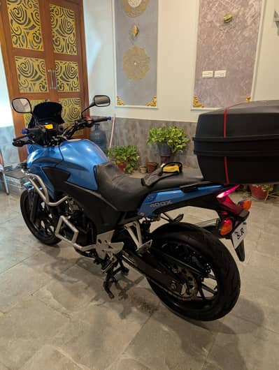 Cb400X touring bike 2015 model unregistred blue colour