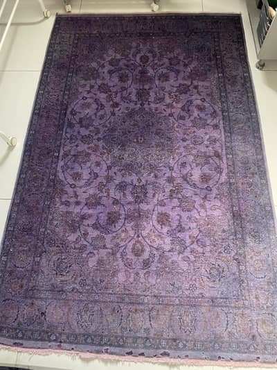 Vintage Overdyed Purple Rug
