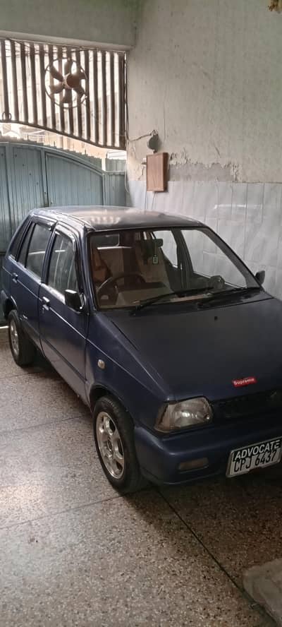 Mehran car available with driver