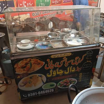 Multi purpose steel food counter for sale