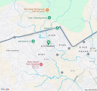 50x90 plot available for sale in D-12
