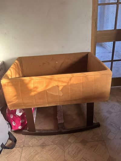 Stylish Mustard Velvet Jhula for Sale