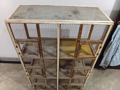 6 Cages with all in one combine Cage for parrots and hens