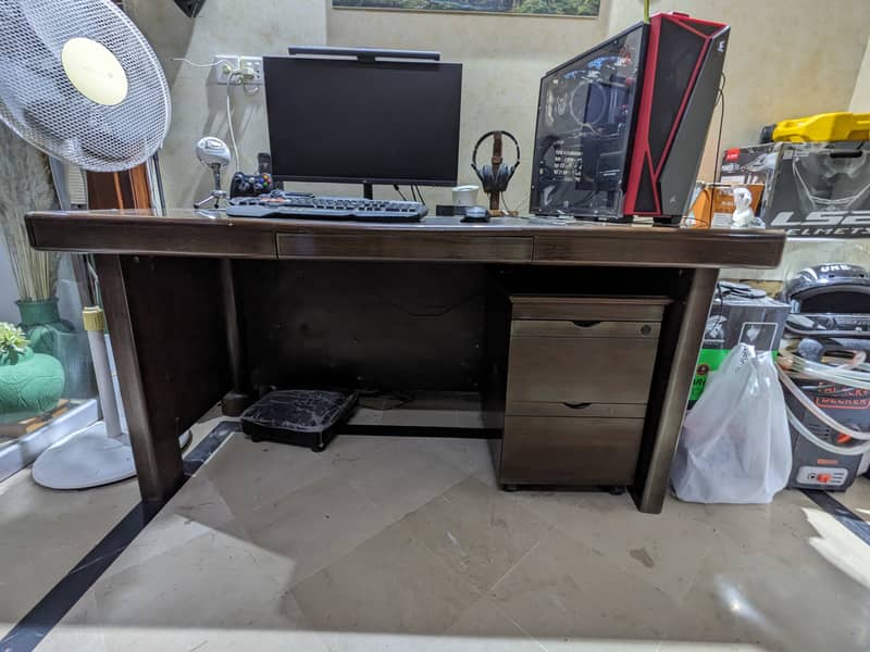 Wooden Computer Table (+Extras) 5