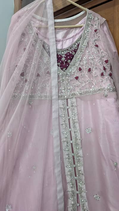 long maxi+dupatta+inner and cancan free