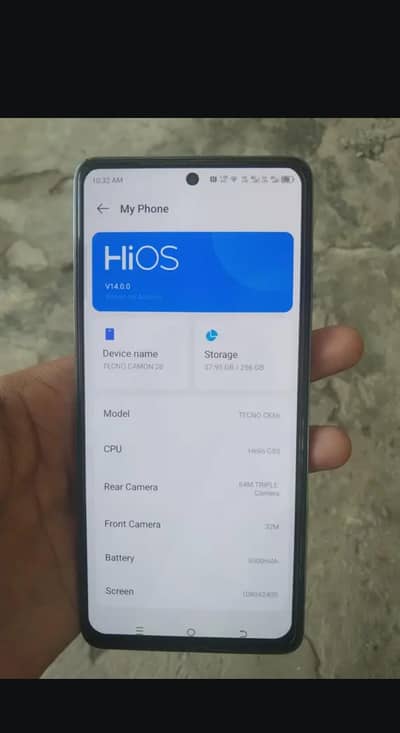 Tecno CAMON 20 all original