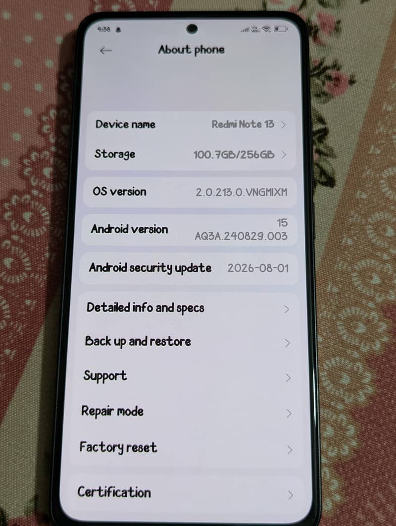 Xiaomi Redmi Note 13 6