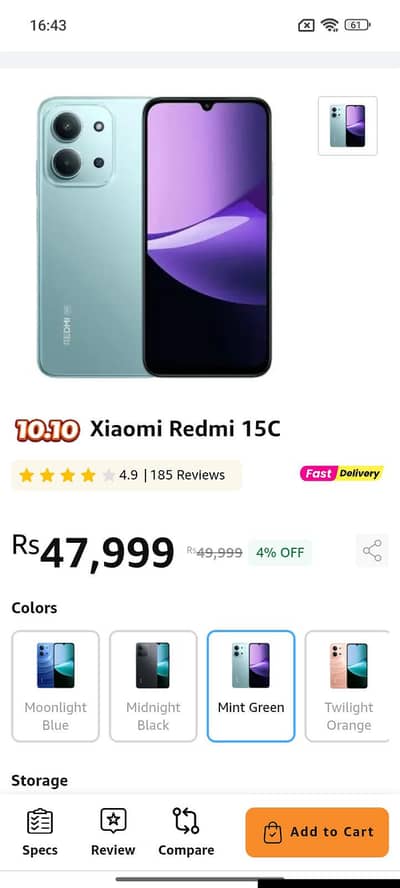 Xiaomi Redmi 15C 6GB/128GB