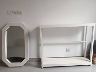 White Decorative Display Shelf / Stand for Sale