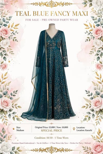 tel maxi c-green colour medium size 1 time use