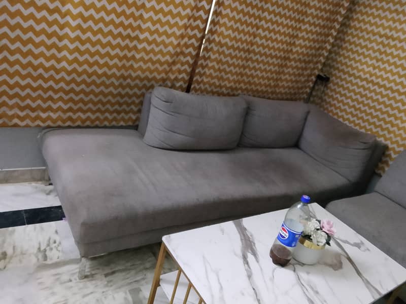 Sofa with side table 3