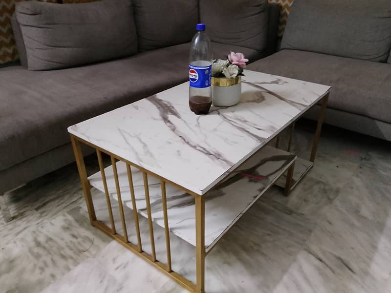 Sofa with side table 4