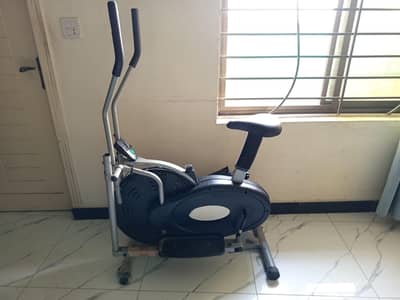 2-in-1 Dual Trainer: Elliptical Cross Trainer & Exercise Bike