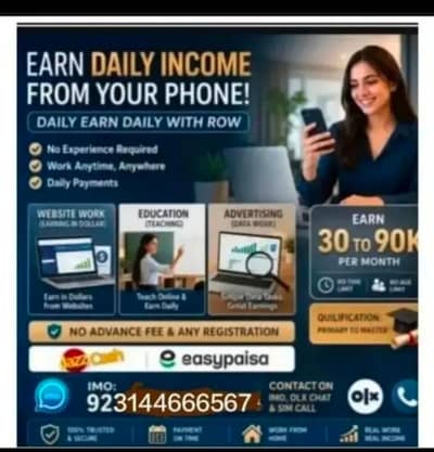 Online Jobs/ Full-Time / Part-Time jobs available / website Work