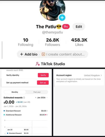 UK Monetized Profile - 26k - Available 12k price