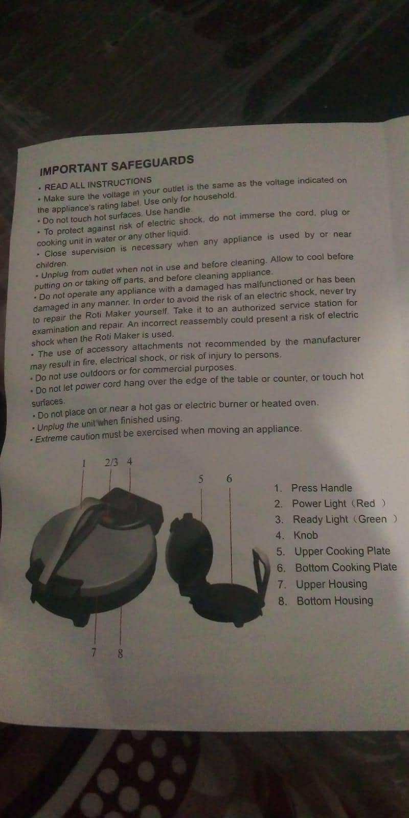 Roti Maker 6