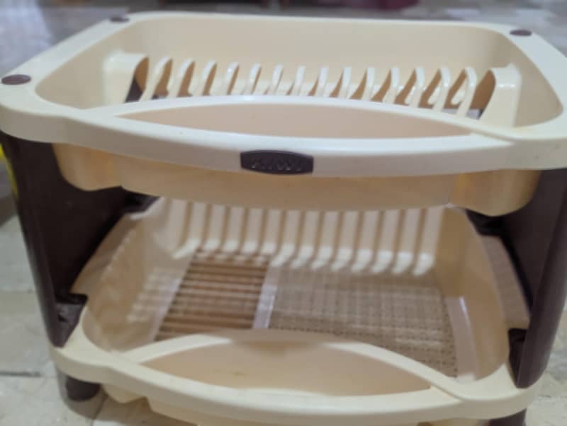 double portion plate rack 4