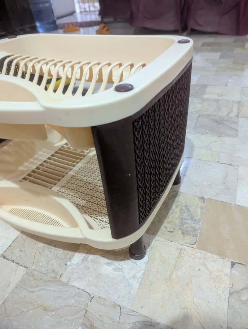 double portion plate rack 6