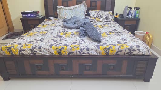 pure wood bed