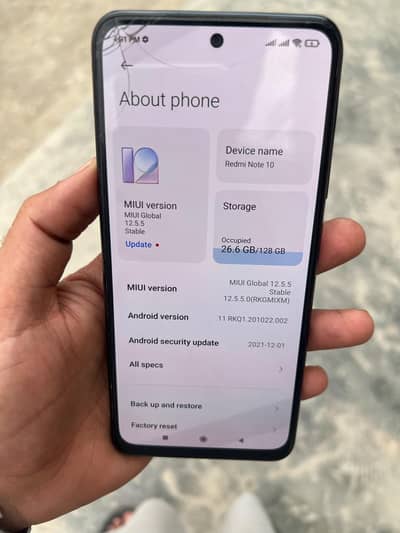 Realme not 10 with box