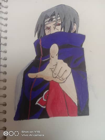 Custom  anime sketches itachi Gojo Madara Kakashi Zenitsu Baki- A4
