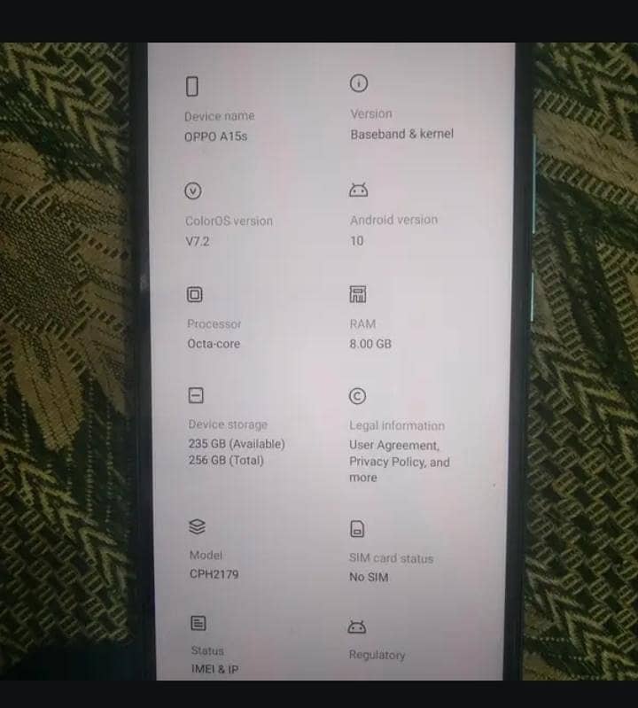 OPPO A15s 2