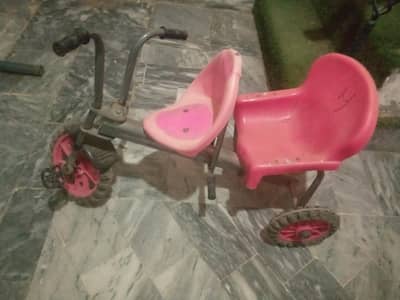 baby cycle 2 seater for urgent sale.