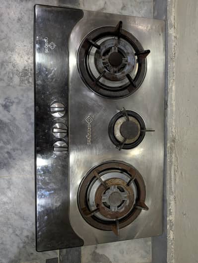 Nasgas 3 Burners Stainless Steel Built-in Hob DG-111 BK for sale