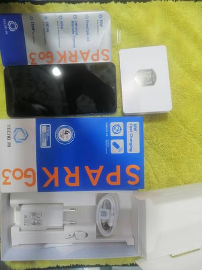 Tecno spark go3 8GB Ram 128GB Rom contact 03164996457 New box pack
