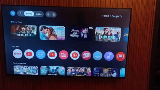  **FOR SALE: TCL 55” 4K UHD GOOGLE TV – MODEL 55P635** 