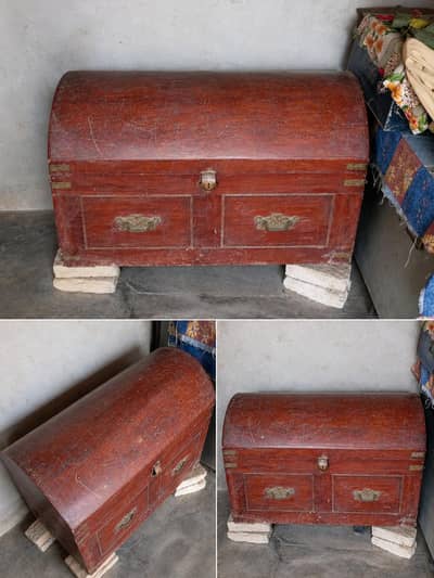 Vintage Wooden Chest