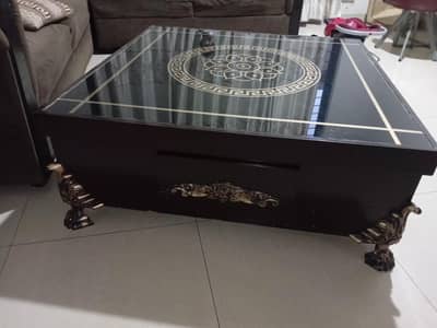 wooden centre table