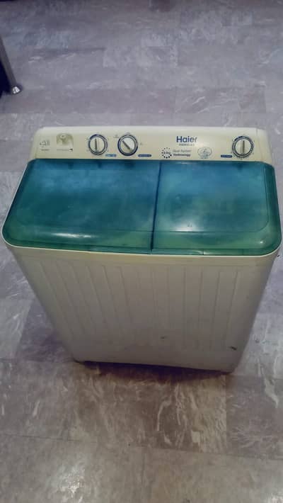 Used Haier Washing Machine with Spin Dryer – Good Condition