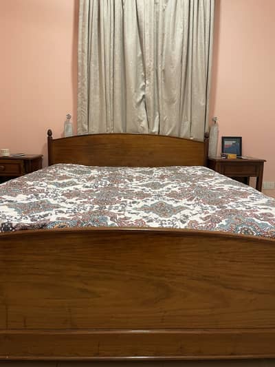 imported bed with spring mattress
