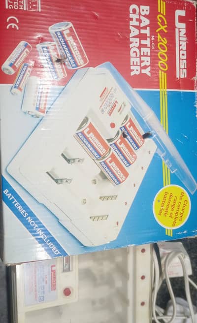 New Uniross CX 2000 Battery or Cell charger available 0300-4331882
