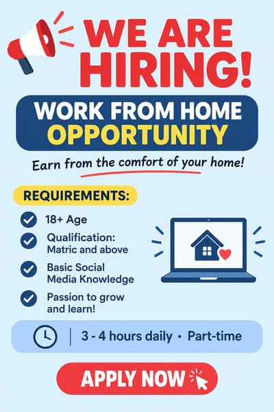 part time job for House wife,students and jobies  persons
