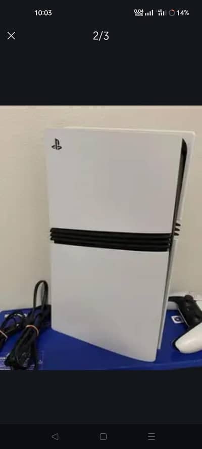ps 5 pro with box two controllers ten by ten condition 03079455200