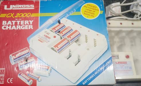Vintage New Uniross CX 2000 Battery or Cell charger 0300-4331882
