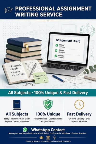 Professional Assignment Writing Service - All Subjects