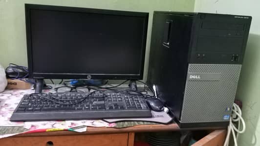 DELL COMPLETE PC SET CORE I3 8GB RAM URGENT SALE HP MONITOR . K!M