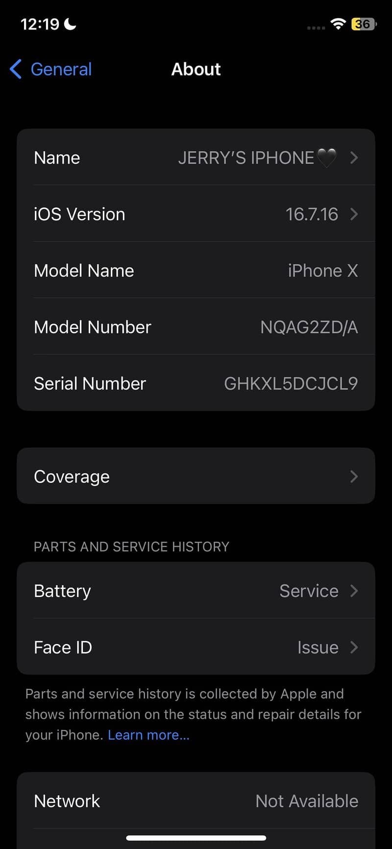 Apple iPhone X 8