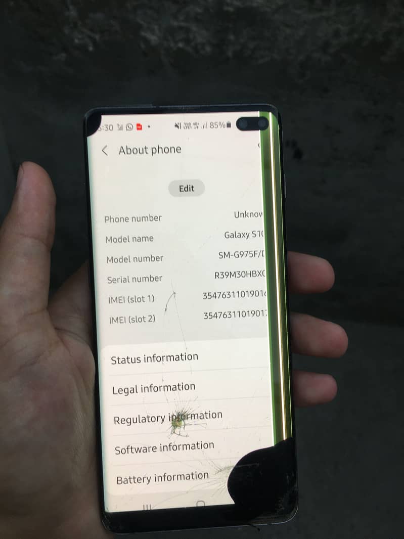 Samsung s10 plus (6/128) (patch) 1