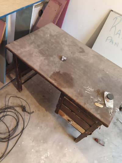 SHEESHAM WOOD STUDY TABLE FOR SALE.