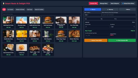 Offline POS Billing & Inventory Software for Marts & Restaurants